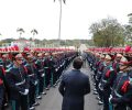 O presidente da República , Jair Bolsonaro, participa de cerimônia de Entrega de Espadim aos Cadetes da Turma Bicentenário do General João Manoel Menna Barreto.