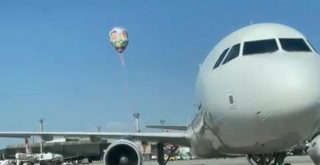 Balão no Aeroporto