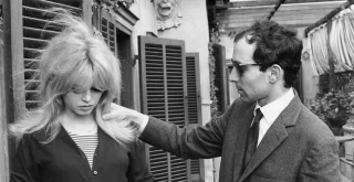 Brigitte Bardot e Jean-Luc Godard