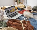 clothes-laptop-bed-arrangement-high-angle (1)