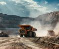 big vehicles at the mining site, cinematic photography --ar 16:9 --v 6 Job ID: 41427236-635f-4731-9dac-188f887d01ca